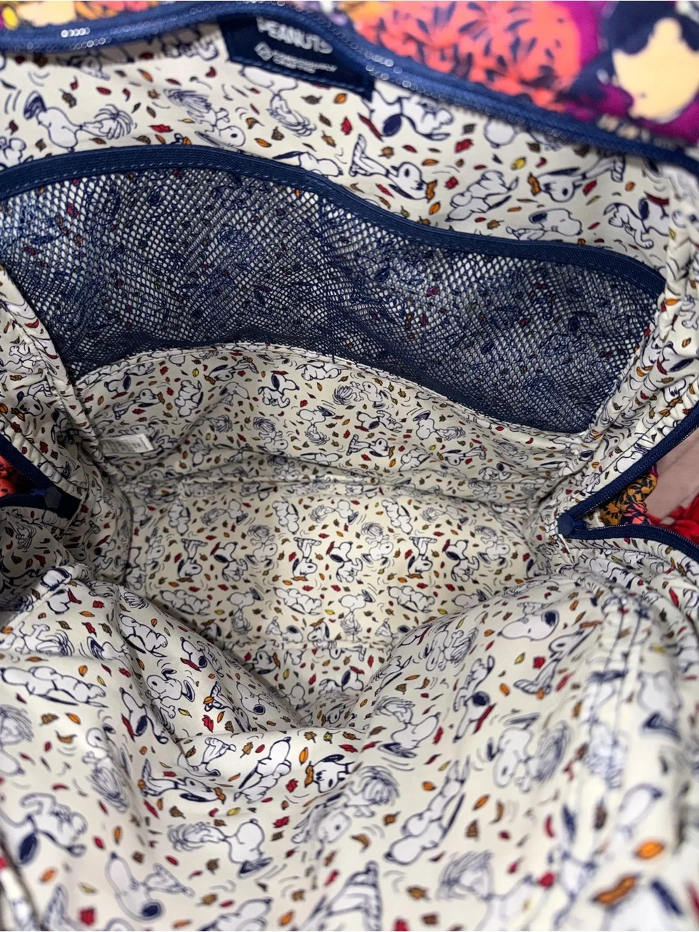 Vera Bradley Fall for Peanuts Large Backpack